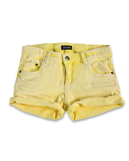 Blue Seven Short Meisjes Citroen Geel