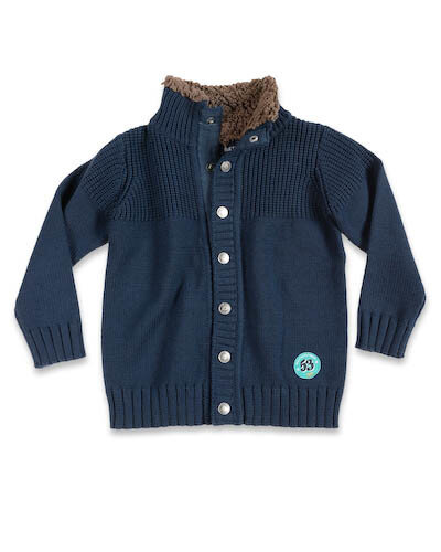 Blue Seven Vest Jongens Donkerblauw Maat 98