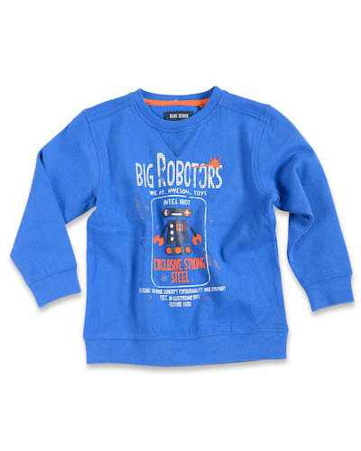 Blue Seven Sweater Jongens Blauw Maat 98