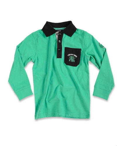 Blue Seven Shirt Jongens Groen Maat 98