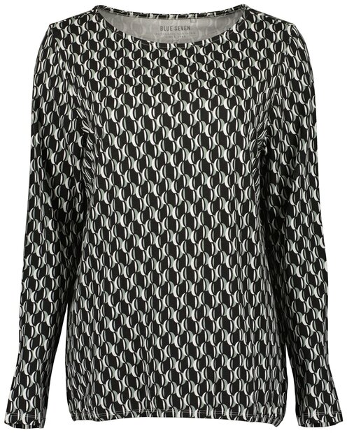 Blue Seven Shirt Zwart/Groen