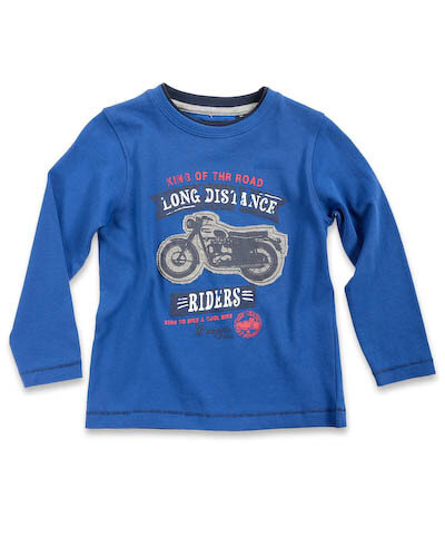 Blue Seven Shirt Jongens Blauw Maat 98