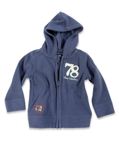 Blue Seven Fleece Jack Jongens Blauw Maat 74