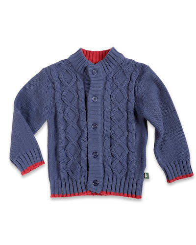 Blue Seven Vest Jongens Blauw Maat 74