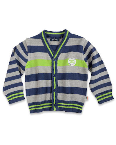 Blue Seven Vest Jongens Groen Maat 74