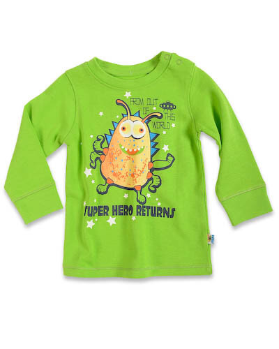 Blue Seven Shirt Jongens Appel Groen Maat 74