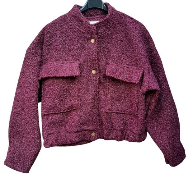 Jasje Dames BORDEAUX Rood, ONE SIZE