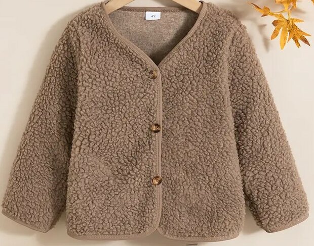 Jasje Meisjes Bruin, maat 128