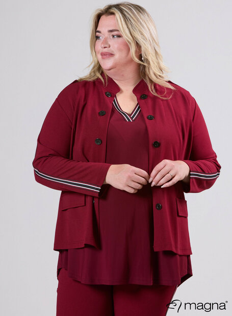 MAGNA Taped Short Sailor Jacket WIJNROOD