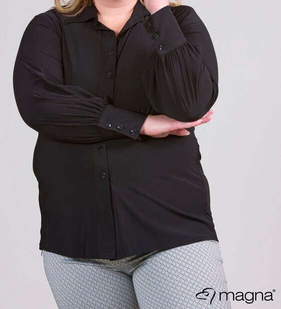 MAGNA Blouse Zwart