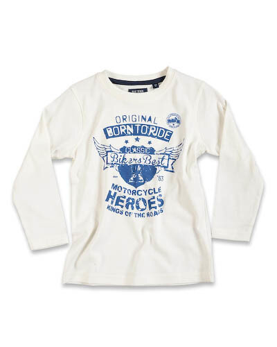 Blue Seven Shirt Jongens Gebroken Wit