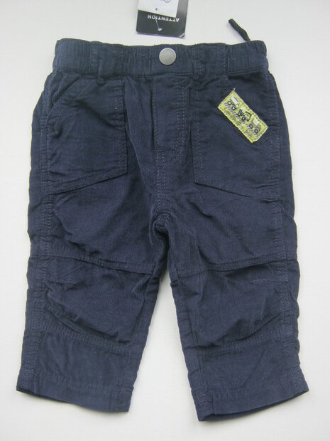 Blue Seven Rib Broek Jongens Donkerblauw