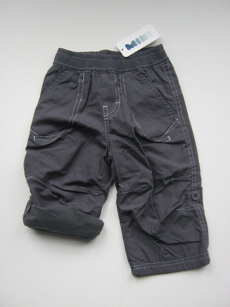 Max Collection Broek Jongens Antraciet, maat 74