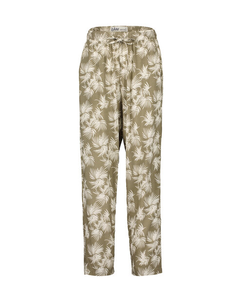 BLUE SEVEN dames broek OLIJFGROEN