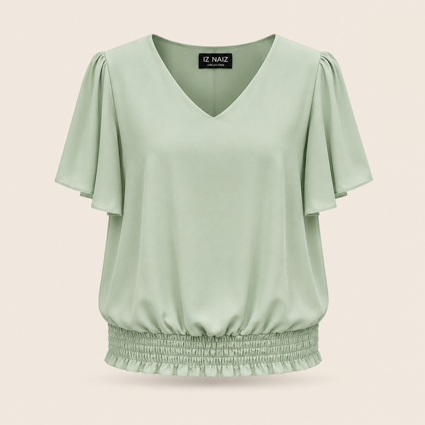 IZ NAIZ Voile Tshirt Mintgroen