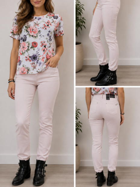 New Star Jeans Dames Oudroze
