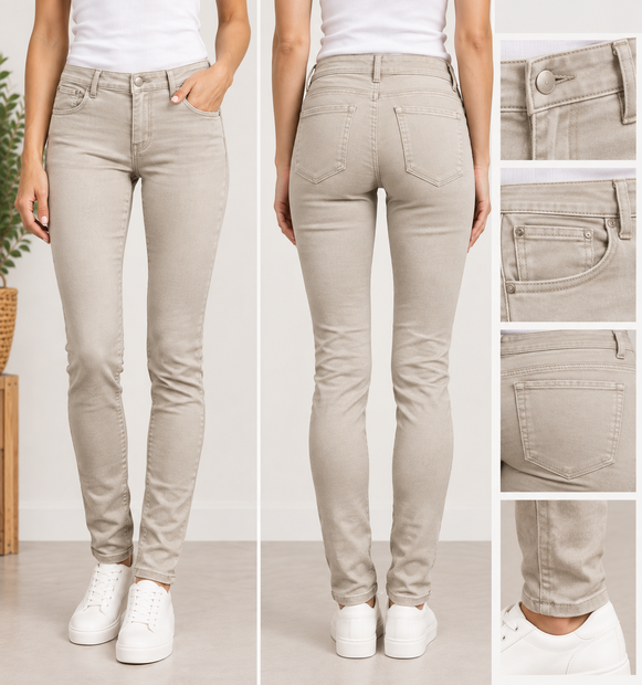 Jeans Beige, maat 34