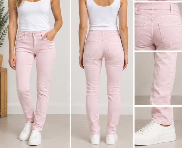 Licht Roze Broek, maat 38