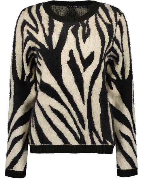 BLUE SEVEN Pullover Zebra