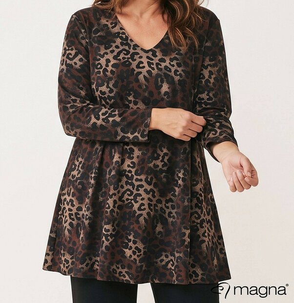 MAGNA Lang shirt Panter Bruin