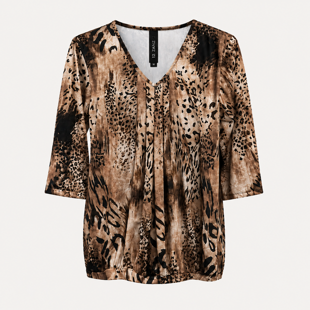 IZ NAIZ SHIRT Dames LEO Sand