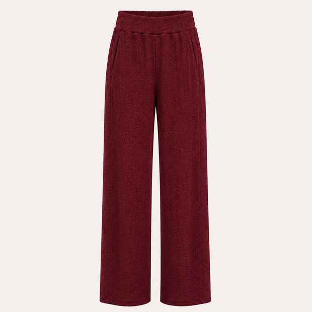 Iz Naiz Pants Bubble Bordeaux Rood