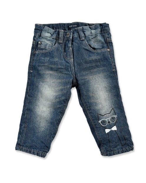 Blue Seven Jeans Meisjes Donkerblauw maat 74