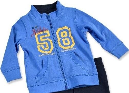 Blue Seven Vest Jongens Blauw Maat 74