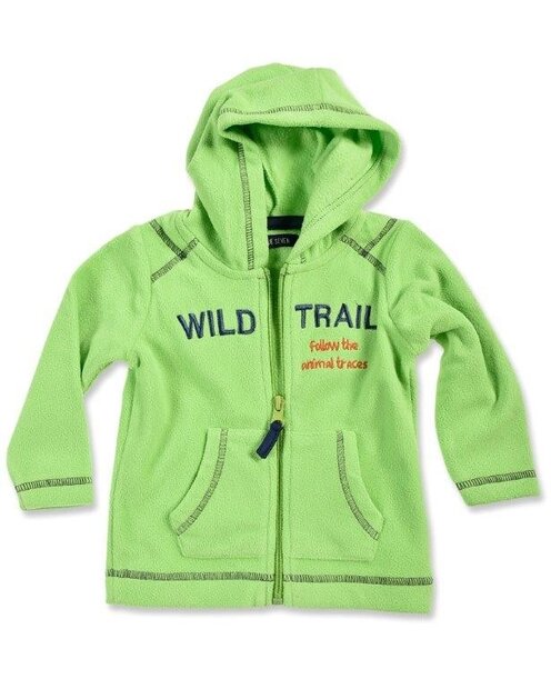 Blue Seven Fleece Vest Jongens Groen Maat 74