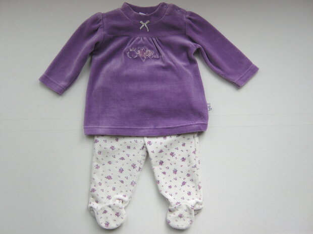 Blue Seven 2 delig Baby Pakje Meisjes paars, maat 56