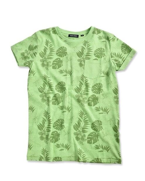 Blue Seven T-Shirt Jongens Groen, maat 140