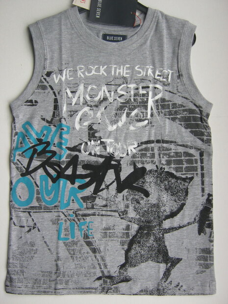 Blue Seven Hemd Jongens Grijs