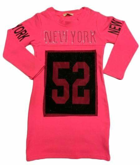 Papillon Jurk New York Meisjes Pink