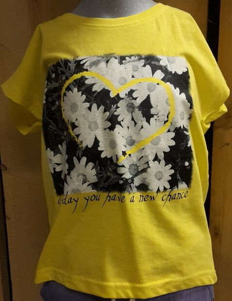 Blue Seven T-Shirt Meisjes Geel 