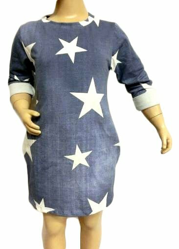 Chilong Tuniek Sterren Meisjes Blauw