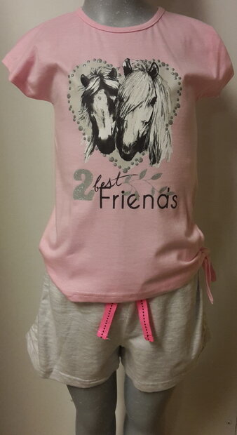 Blue Seven Tshirt Meisjes Roze