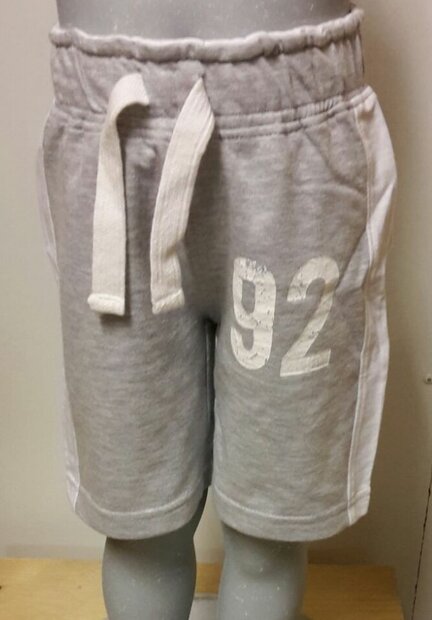 Max Collection Sweat Bermuda Jongens Grijs