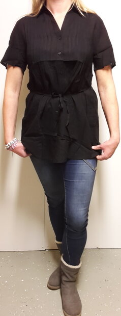 M.Maggio Blouse Dames Zwart