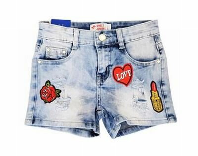 Sweet Junior Short Meisjes Blue