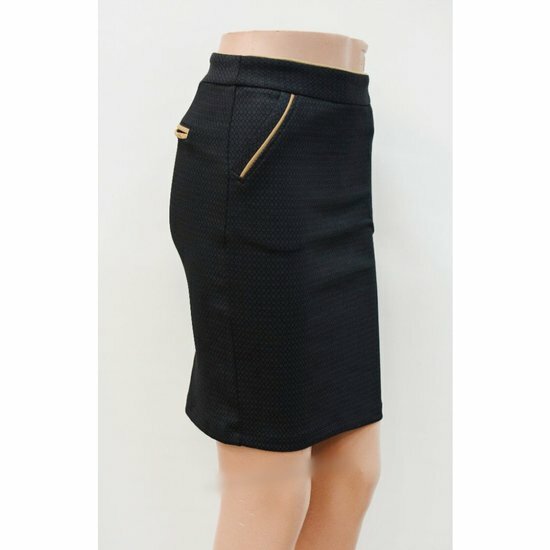 Kokerrokje Dames Donkerblauw