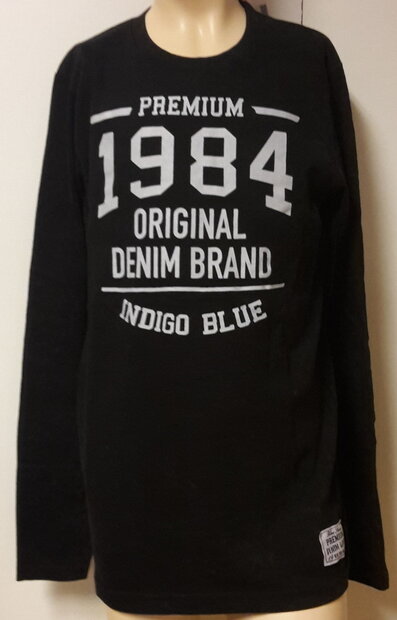 Blue Seven Shirt Jongens Zwart