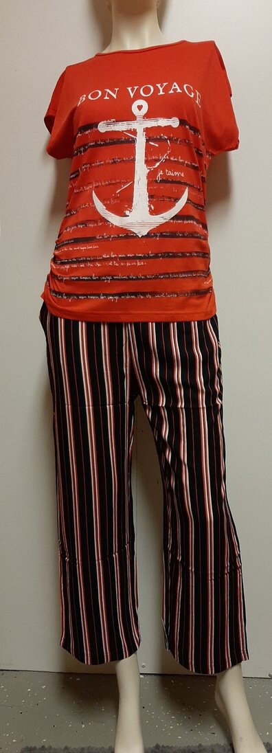 Blue Seven Dames broek Streep