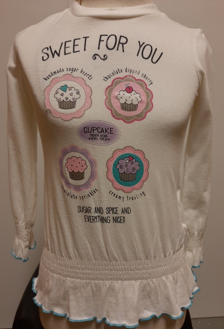 Blue Seven Shirt Meisjes Wit, maat 98