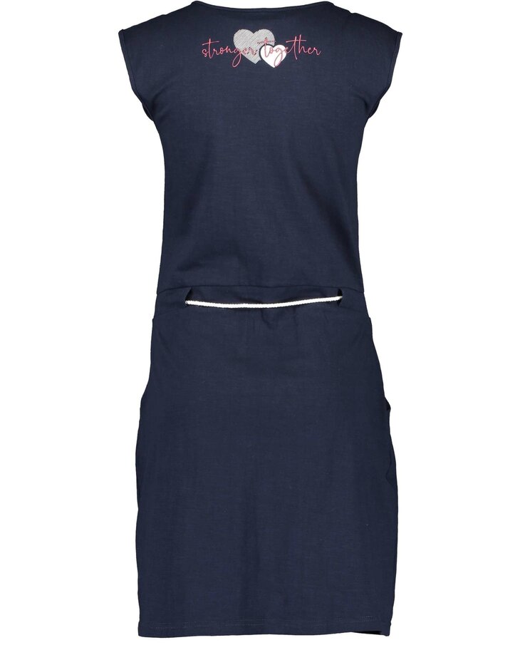 Blue Seven Dames Jurk Donkerblauw