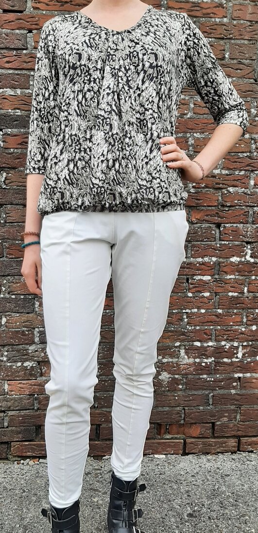 Iz Naiz Broek Dames Gebroken Wit