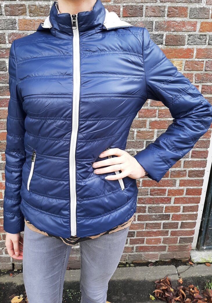 Winterjas Meisjes Donkerblauw, maat 164