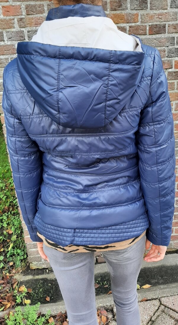 Winterjas Dames Donkerblauw, maat 36