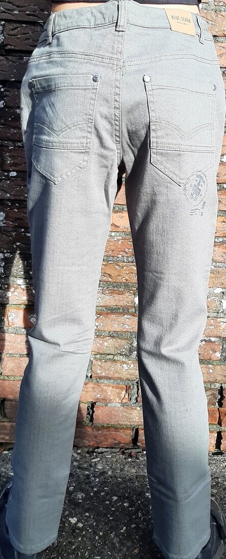 BLUE SEVEN Jeans Groen, Maat 152