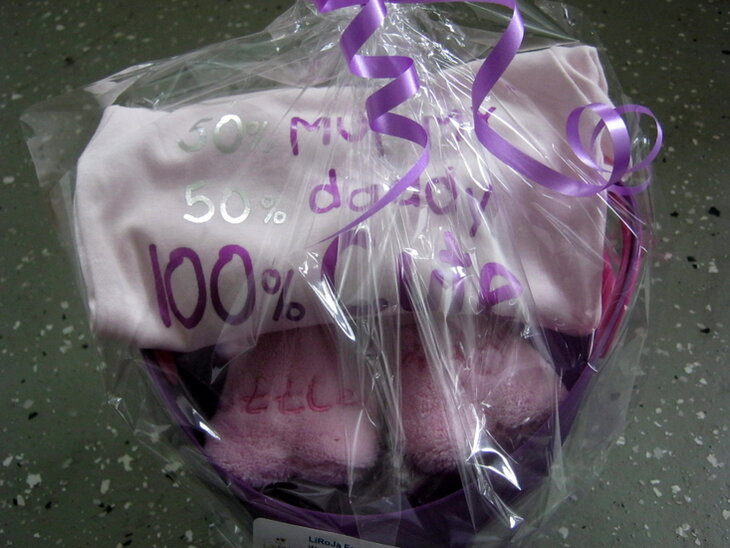 Kraamcadeau Paars/Roze