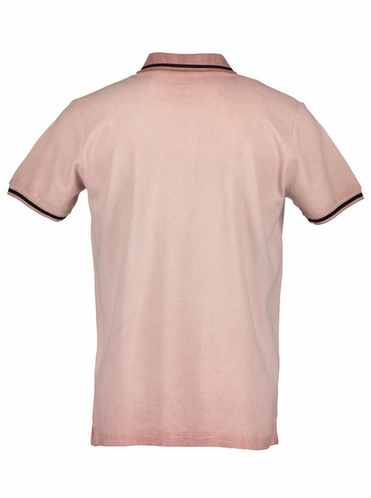 BLUE SEVEN Polo Tshirt Heren Oud Roze